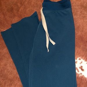 Caribbean Blue Figs Livingston Scrub Pants XXS